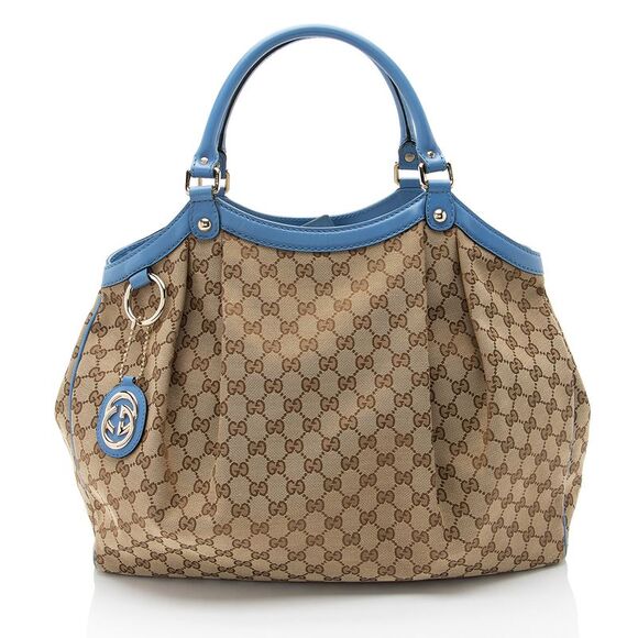 Gucci Handbags - Gucci GG Canvas Sukey Large Tote